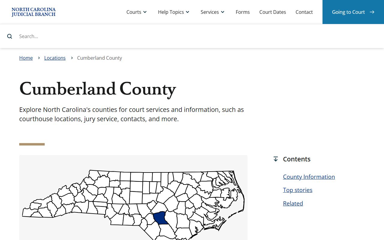 Fayetteville marriage license Cumberland County Courts page